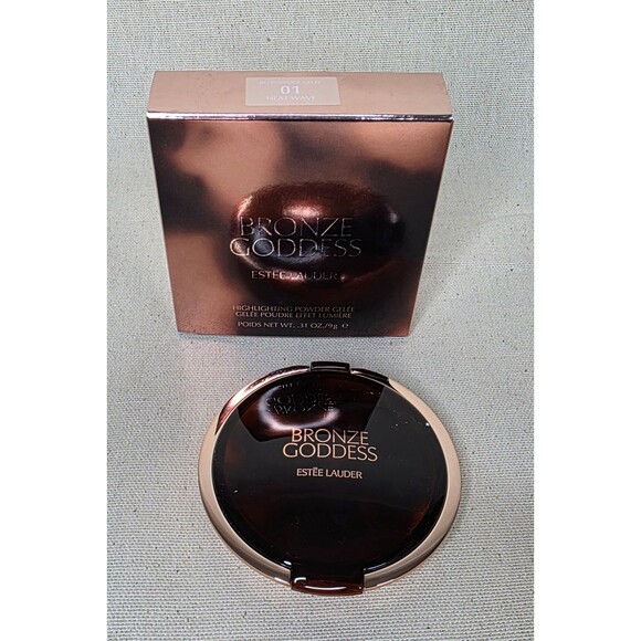 Estée Lauder Bronze Goddess Highlighting Powder Gelée – Heat Wave (01), NIB - Picture 5 of 8